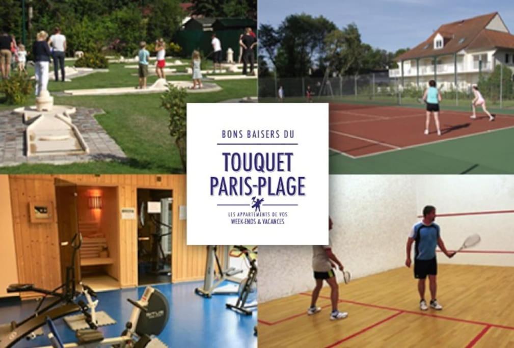 Residence Grand Jardin Attenant Tennis, Mini Golf, Sauna, Petanque Cucq Exterior foto